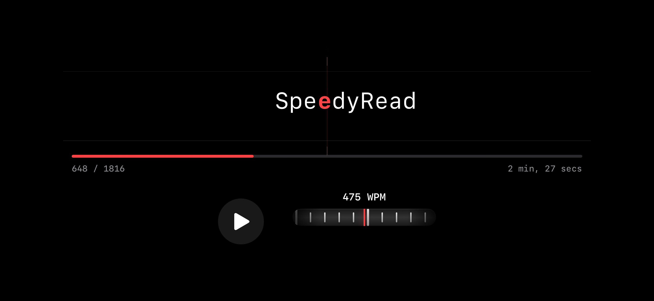 SpeedyRead Screenshot